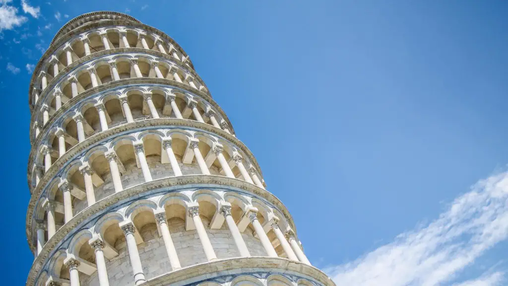 What is the leaning tower of pisa made of?