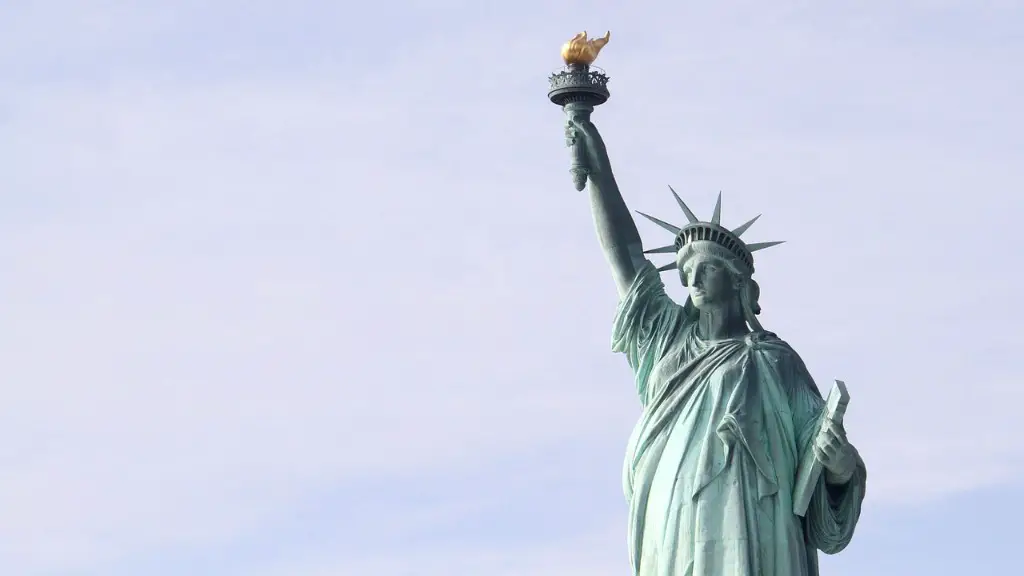 Is the statue of liberty man made or natural?