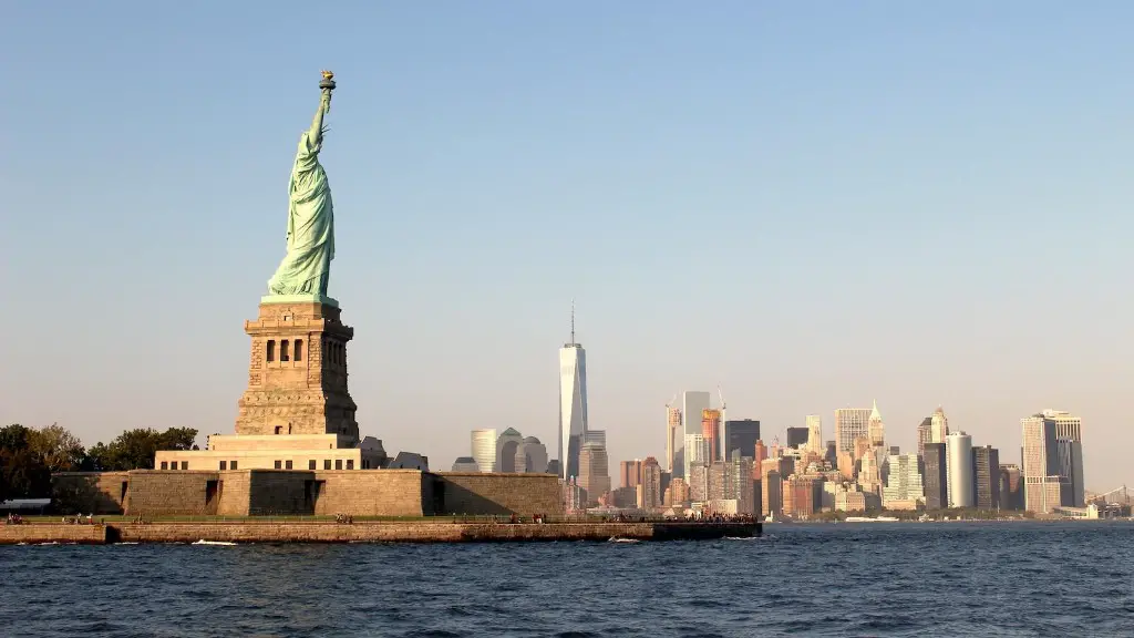 When was the statue of liberty brought to america?